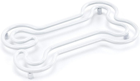 Spectrum Diversified Dog Bone Trivet - Steel Cooling Rack for Kitchen Tables, Funny Potholder for Animal Lovers