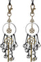 Witch Bells for Door, Wiccan Decor Altar Bell, Antique Magic Keys, Witchy Wicca Home Protection Decor (2 Pieces)