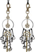 Witch Bells for Door, Wiccan Decor Altar Bell, Antique Magic Keys, Witchy Wicca Home Protection Decor (2 Pieces)