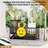 Taugast Sponge Holder for Kitchen Sink,Smiley Face Sink Caddy with Removable Brush Holder,Self-Draining Sponge Caddy