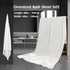 2 40 80 Inch 350gsm Preboun Pcs Oversized Fleece Bath Towels, x Bath Sheets Extra Large Microfiber Coral Velvet Highly