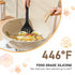 NileHome Silicone Spatula Set, High Heat Resistant BPA-Free Rubber Spatulas with Stainless Steel Handle