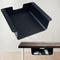 Under Desk Storage Shelf, Drawer Storage for Sit Stand Desk, Gaming Desk Organizer Adds Tray for Home and Office (Black)