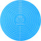 Silicone Baking Mat: Round Cake Mat with Measurements for Pastry Baking Sheet, Non-Stick and Heat Resistant, Blue