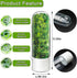 Minkeytal 2-3 Herb Saver for Refrigerator - Herb Keeper & Cilantro Container for Fridge | Vegetable Preservation