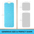 40 16 Inch 200 Upgrade Baby Bath Mat Non Slip Extra Long Bathtub Mat for Kids X - Eco Friendly Bath Tub Mat with Big