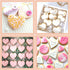 Heart Cookie Cutter Set of 6 Pieces for Valentine's Day, Wedding, Birthday Baking