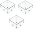 CLEAR LINUS ORG 3X3X2"