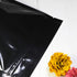 Double-Sided Stand-Up Pouch with Clear Round Window - Matte/Glossy Color (100 Bags/Pack) (4" x 6.3", Glossy Black)