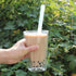 ALINK Reusable Clear Silicone Boba/Bubble Tea Straws, 14mm X 10", Pack of 6 with Cleaning Brush, Extra Wide Flexible