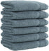 Linum Home Textiles 100% Set 6, Turkish Cotton Denzi Washcloths, of Light Blue