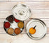 Chanaksha Trading 7 2 Spice Container Stainless Steel Round Spices Box Kitchen Masala Dabba - Spice Container - Masala