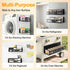 2 Pack Magnetic Spice Rack for Refrigerator, Metal Magnetic Shelf Organizer for Fridge Side, Strong Spice Storage Rack