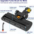 Portek Turbo Brush Compatible with Miele Vacuum Cleaners, Air-Driven Turbine Floor Head Attachment, for Carpets Area