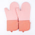 Silicone Oven Mitts with Extra Long Cuff - Heat Resistant Flexible Oven Mitt for Kitchen Baking Cooking, Machine