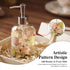 17 oz Glass Soap Dispenser Bottle with Pump,Refillable Liquid Hand Dispenser for Bathroom, Kitchen Soap Dispenser