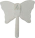 Foreside Home & Garden Rustic Antique White Metal Butterfly Wall Hook