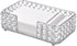Sumnacon Stylish Bathroom Guest Towel Holder-Rectangle Crystal Napkin Holder for Guest Hand Towels