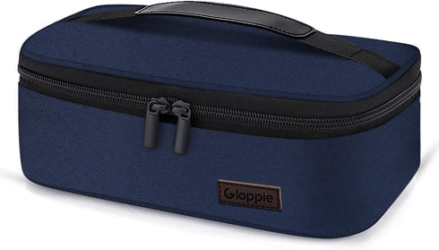 Mini Lunchbox Small Lunch Bag for Men Women, Insulated Thermal Lunch Box, Portable Cooler Bag, Blue