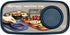 madesmart dipware Small Serving Tray with Removable Dip Bowl for Snacks; Reusable Serving Tray with Multipurpose Bowl,