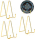 3 Pack 8 Inch Plate Stands for Display, Black Metal Frame Holder for Picture Frame, Decorative Plate, Tabletop Art