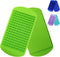 Silicone Mini Ice Cube Trays 2 Pack, 160 Small Molds for Crushed Ice, BPA Free Flexible Stackable Durable Soft Mold