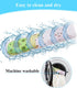 40 Inch 16 Inch, Secopad Bath Mat for Tub Non Slip, Machine Washable Anti-Slip Cartoon Baby Bathtub Shower Mat