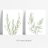 Botanical Boho Bathroom Decor Wall Art Prints, UNFRAMED Sage Green Plants Decor, Set of 4 Pictures (8"x10")