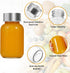 5oz,Juicing 100% 6 Pack,Dishwasher Danmu Glass Juice Bottles with Lids Bottles Reusable Glass Leakproof
