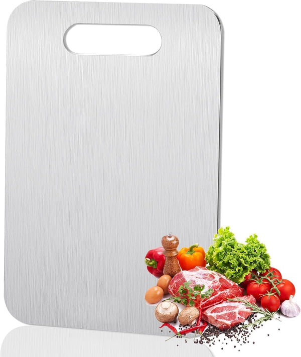 FARGEPENN Titanium Cutting Board -100% Pure Titanium Cutting Boards for Kitchen, Food Grade