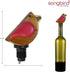 Songbird Specialties Wine Bottle Pourer, Fun Wine Pourer Spout Sings While It Pours, Airtight Wine Bottle Sealer