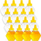 Elsjoy 16 Pack Plastic Honey Bottle Jars, 7 Oz Squeeze Bottles Empty