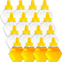 Elsjoy 16 Pack Plastic Honey Bottle Jars, 7 Oz Squeeze Bottles Empty