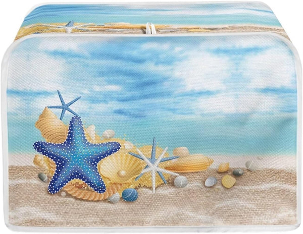 Starfish Toaster Covers, Bread Maker with Top Hook, Dust Cover Compatible with Most 4 Slice Toasters