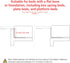 KIWIFOTOS Raised Bedside Shelf for Bed Tray Table Under Mattress for Box Spring Plate Platform Bed Nightstand Shelf