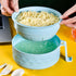 Microwave Ramen Bowl, Cooker with Lid, Plastic Mixing Salad Pasta Fruit Rice Cereal Instant Noodles Soup Maker Set