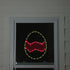 Northlight Lighted Easter Egg Window Silhouette Decoration, 16.5"