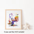 Dignovel Studios 8X10 Unframed Dentist Chair Art Print, Dental Tools Medical Wall Decor
