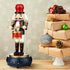 Jetec Nutcracker Music Box Wooden Nutcracker Soldier Toy Handmade Nutcracker Figures Christmas Nutcrackers Soldiers