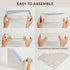 ZICOTO Beautiful Magazine Holder Set of 3, Sturdy File Holder to Organize Desk or Shelves, Perfect Office Storage