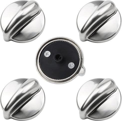 AMI PARTS Fit for G-E Profile Stove Knobs, WB03K10303 Gas Stove Knobs Replacements, 5-Pack