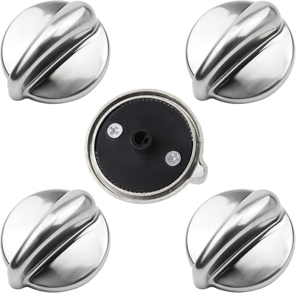 AMI PARTS Fit for G-E Profile Stove Knobs, WB03K10303 Gas Stove Knobs Replacements, 5-Pack