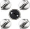 AMI PARTS Fit for G-E Profile Stove Knobs, WB03K10303 Gas Stove Knobs Replacements, 5-Pack