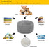 20x20x12 Inches Fur Ottoman Stool Unstuffed Footstool Cover Pouf Foot Rest Round Poof Seat Floor Bean Bag Chair