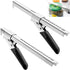Dreyoo 2 Pack Adjustable Jar Can Opener, Stainless Steel Multifunctional Jar Lid Opener for Weak Hands and Seniors
