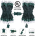 12.5ft 50 Count Bulb Toodour Clear Christmas Lights, Incandescent Indoor Outdoor String Lights, UL Certified