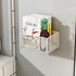 Magnetic Basket Organizer Holder for Fridge, Magnetic Storage Bin Box for Refrigerator, Whiteboard Classroom