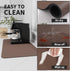 Coffee Mat, Coffee Bar Mat for Countertops, Absorbent Hide Stain Rubber Backed Dish Drying Mat for Kitchen Counter