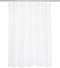 Ultimate Waterproof Fabric Shower Curtain or Liner, Breathable TPU & Machine Washable, White, 70"x72" for Bath Tub/Stall