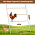 ANNDING 55 Inch Large Chicken Roosting Bars, Chicken Perch for Coop with Metal Frame, Sturdy Roosting Ladder for Hens